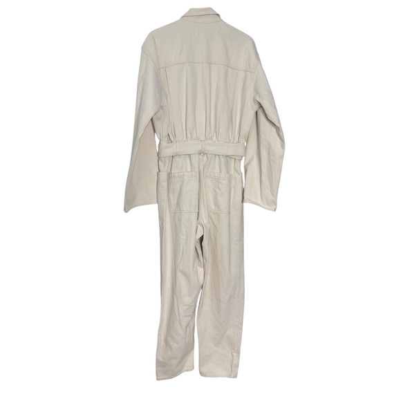 AGOLDE Tatum Denim Jumpsuit Cream - Picture 11 of 14